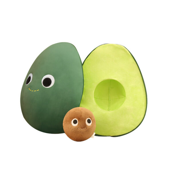 Cute Fruit Avocado Plush Toy Stuffed Doll Baby Kids Children Girls Boys Creativey Birthday Gift Sofa Cushion Home Room Decor - Image 3